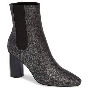 Donald Pliner Laila Glitter Heeled Boots Size 9.5M